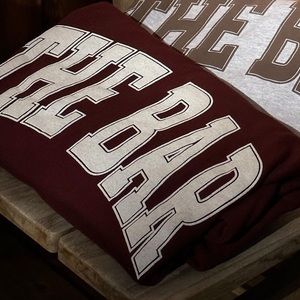 BURGUNDY THE BAR SWEATSHIRT